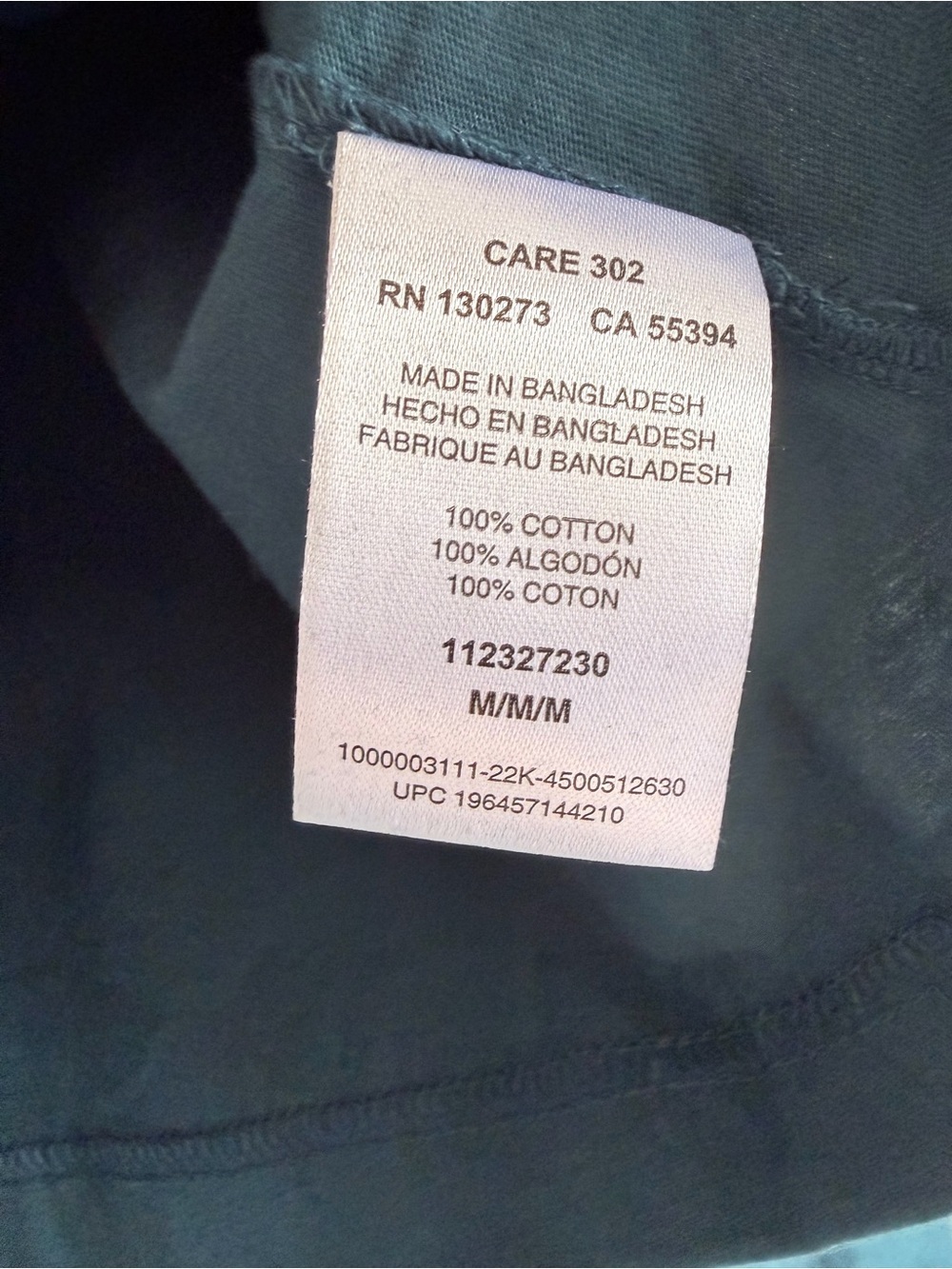 WRANGLER Retro Long Sleeve Relaxed Crop Buffalo Shirt Dark Teal Size Medium - Picture 7 of 8